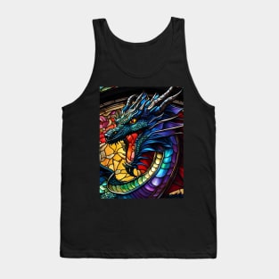 Stained Glass Dragon Tank Top